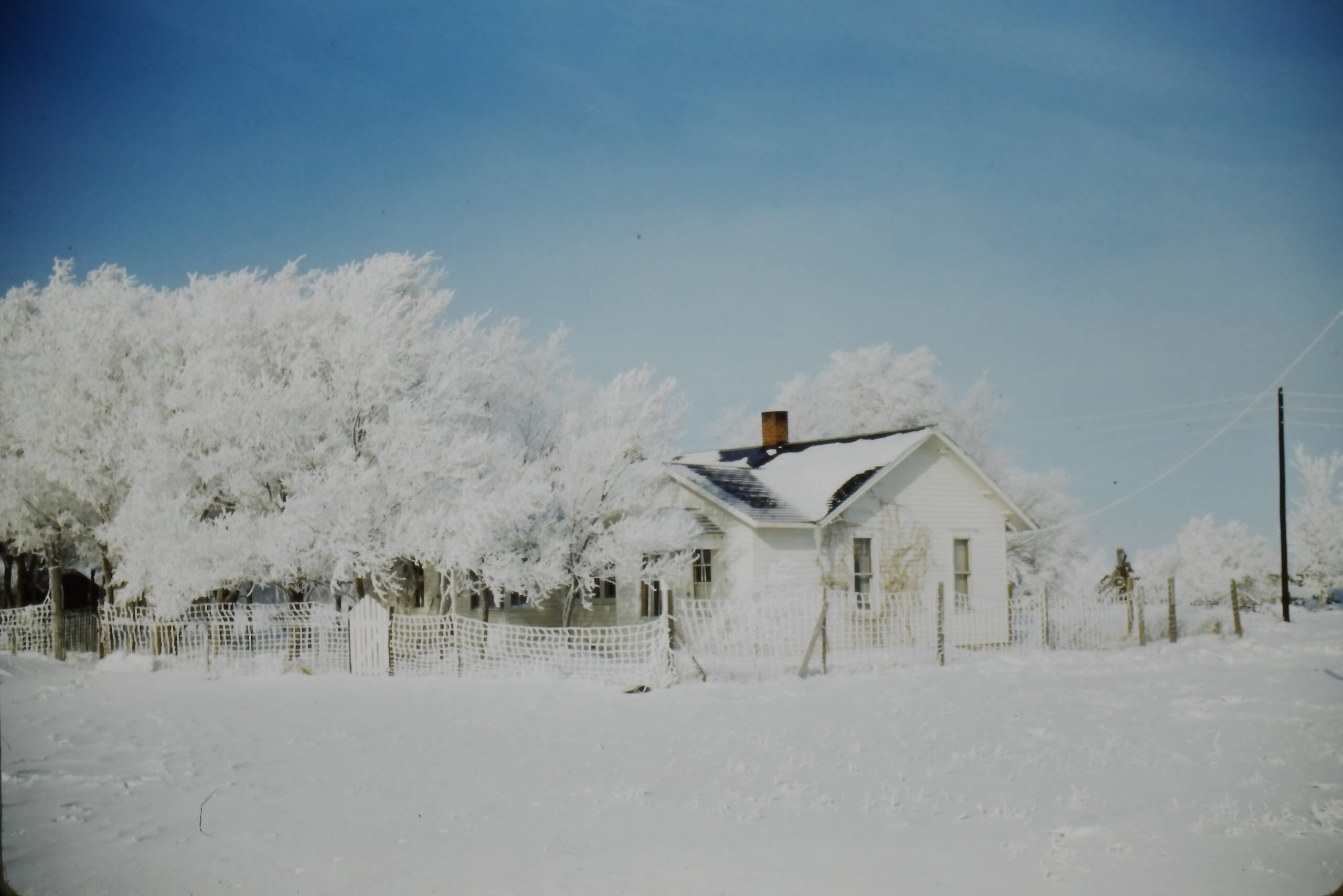 The family house, Todd County South Dakota, 1955 or 1956