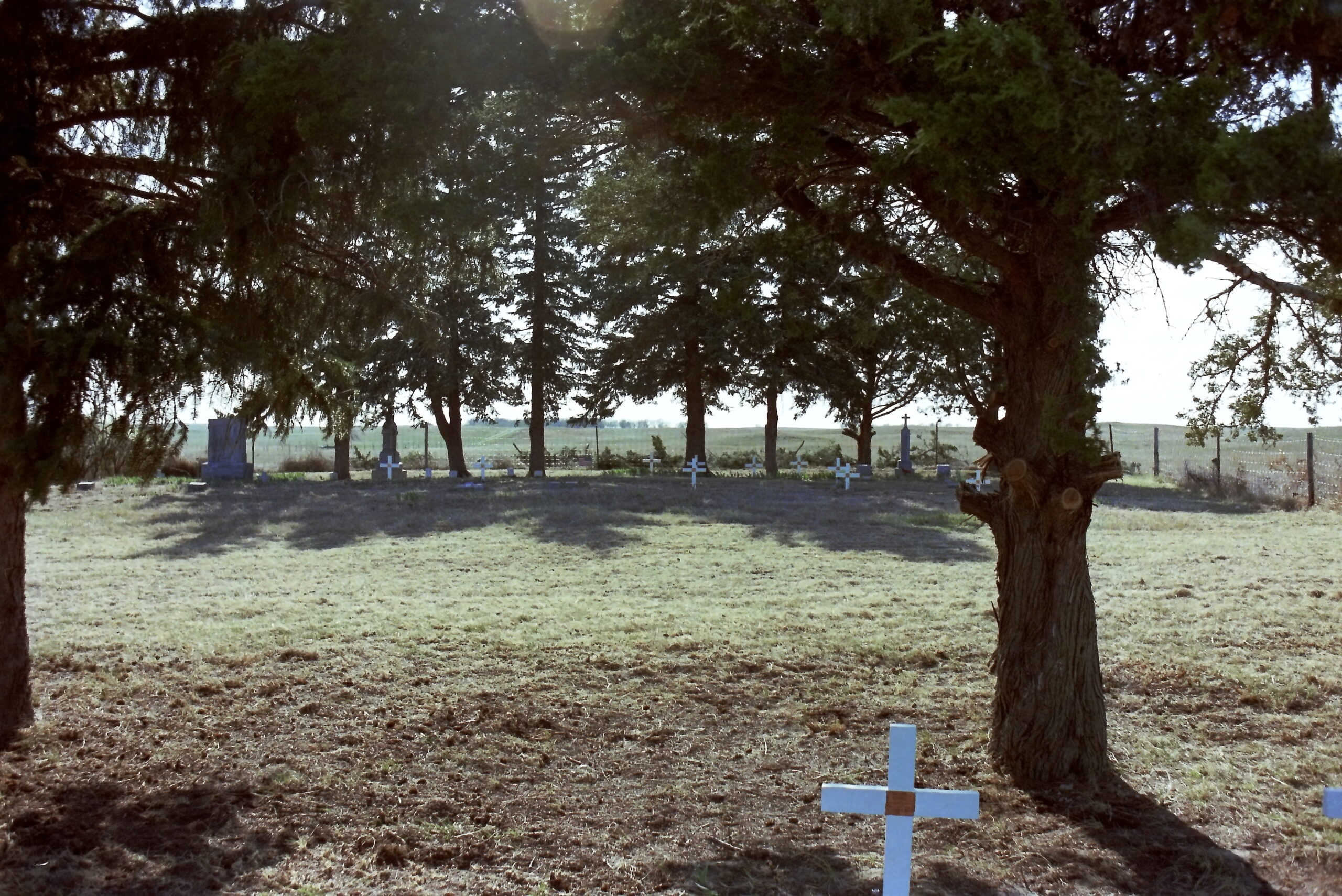 St. Joseph Cemetery at the Kewanee French Settlement, Cherry County, Nebraska, 1987